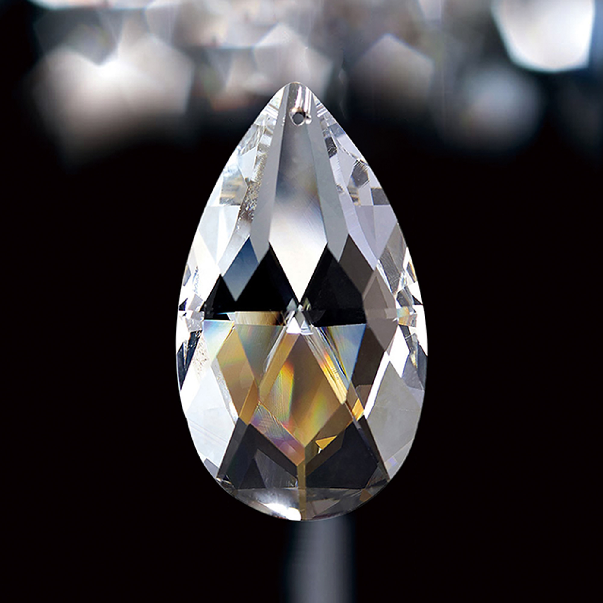 Crystal Pendalogue, No Ring Or Pin Included 38mm